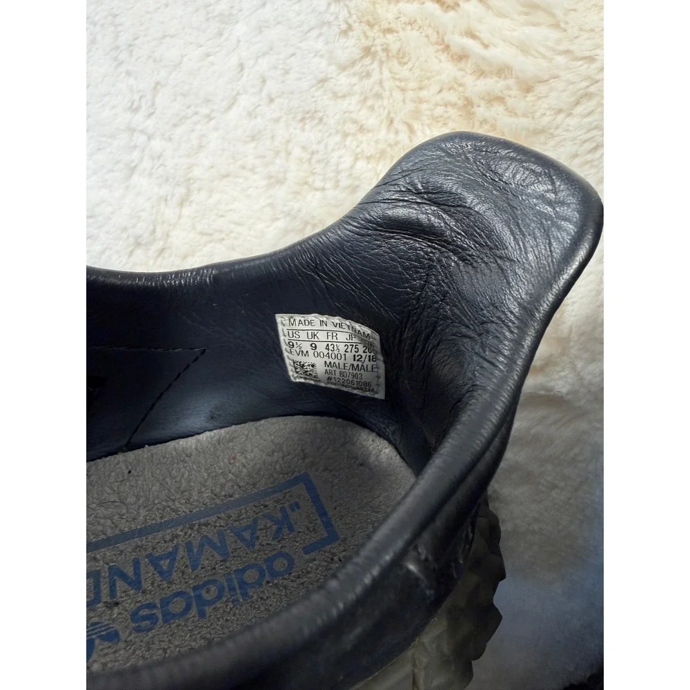 Adidas‎ Kamanda Core Black Suede Mens Casual Lifestyle Shoes Sneakers size 9.5